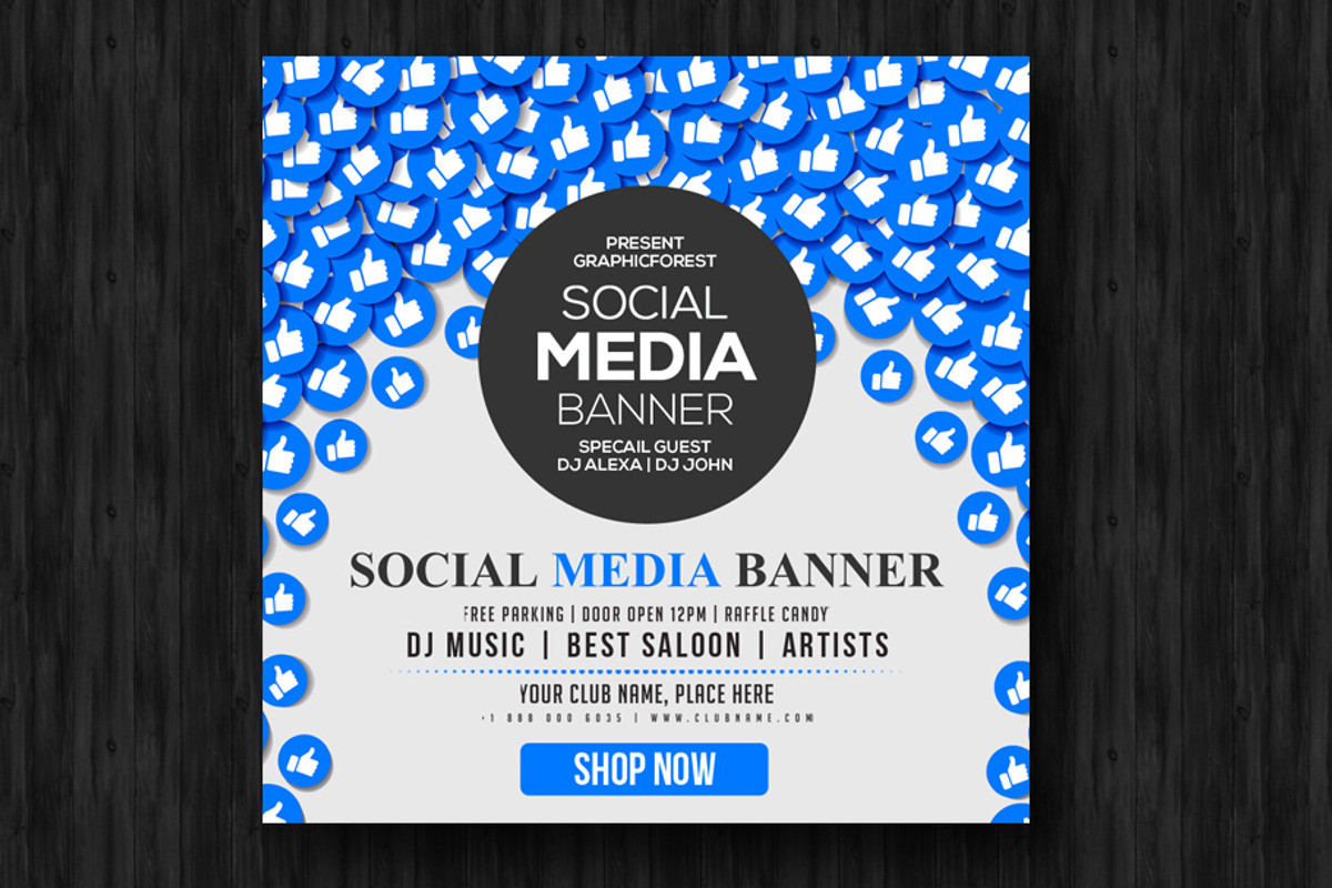 Social Media Banners, a Templates & Theme by graphicforest