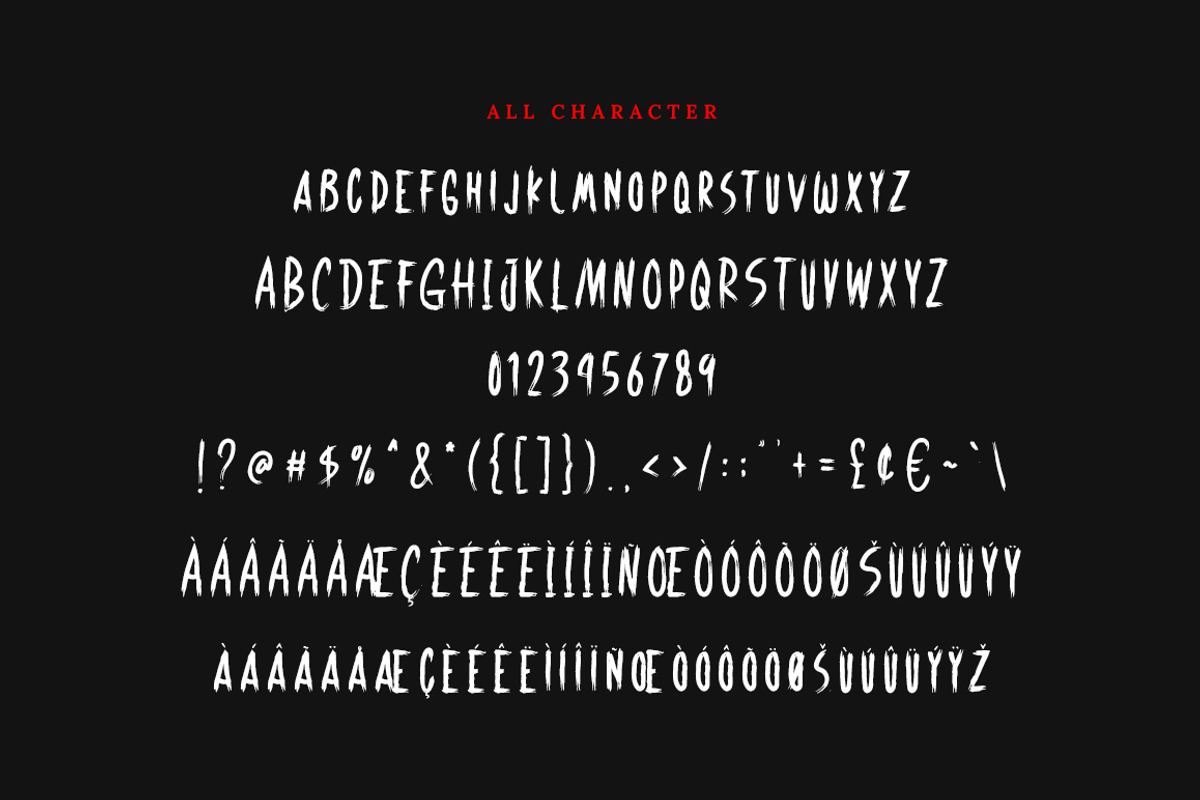 Dreadnight - Scary Font, a Handwritten Font by Bluestype Studio (Photo 9 of 9)