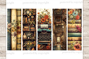 Vintage Book Bookmarks | Ephemera, an Education Illustration by GlamArtZhanna (Thumbnail 3 of 3)