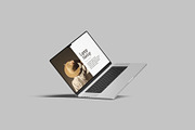 MacBook Laptop Mockup Bundle, a Mac Mockup by Graphiculon (Thumbnail 8 of 11)