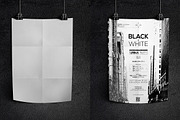Dark Poster Mockup, a Print Template by CREATIVE DUDE (Thumbnail 1 of 6)