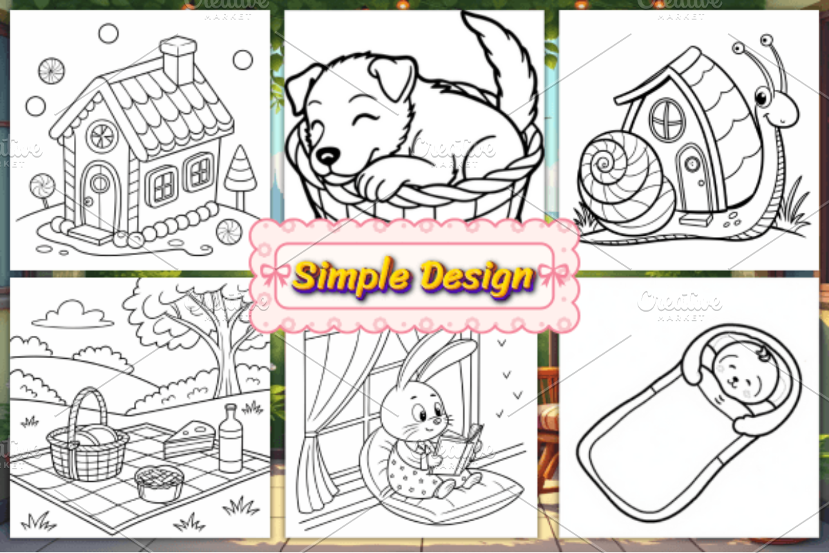 Bold and Easy Comfy Days, an Animal Illustration by Ink Gallery (Photo 2 of 4)