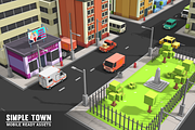 Simple Town - Cartoon City Assets, an Environmental 3D Model by Simple Assets (Thumbnail 3 of 13)