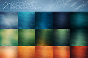 21 Underwater Backgrounds, a Texture Graphic by Orange Fox (Thumbnail 3 of 5)