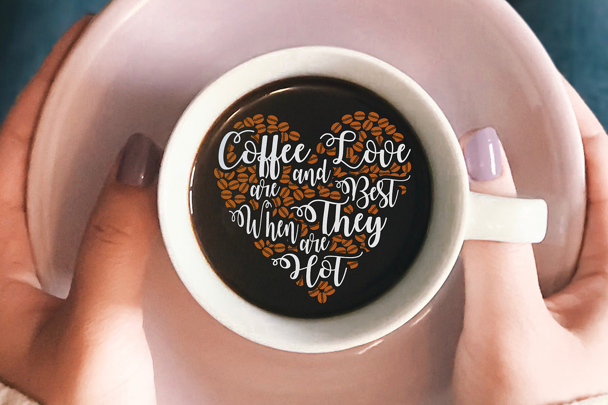 Coffee Quotes SVG Cutting Vol 4, a Decorative Illustration by Tosca Digital (Photo 5 of 5)