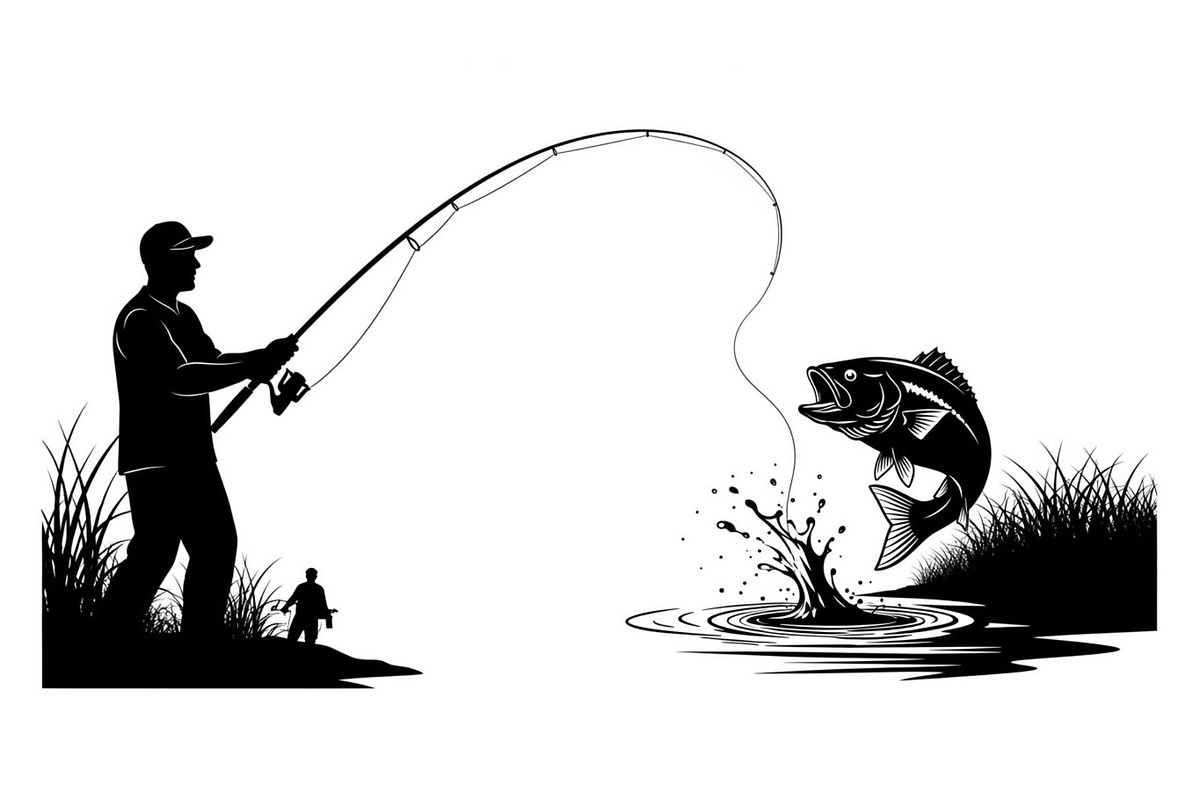 Fishing Silhouette Vector Bundle, an Illustration by hafijul (Photo 48 of 51)