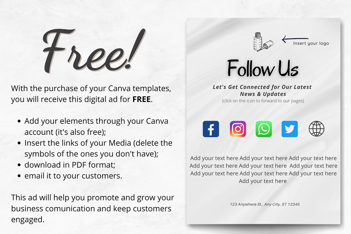 32 MANICURE Instagram Canva Template, a Social Media Template by Talipic Designs (Photo 4 of 7)