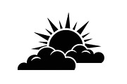 Sun Behind Clouds Silhouette Bundle, an Illustration by Gaye Art (Thumbnail 16 of 31)