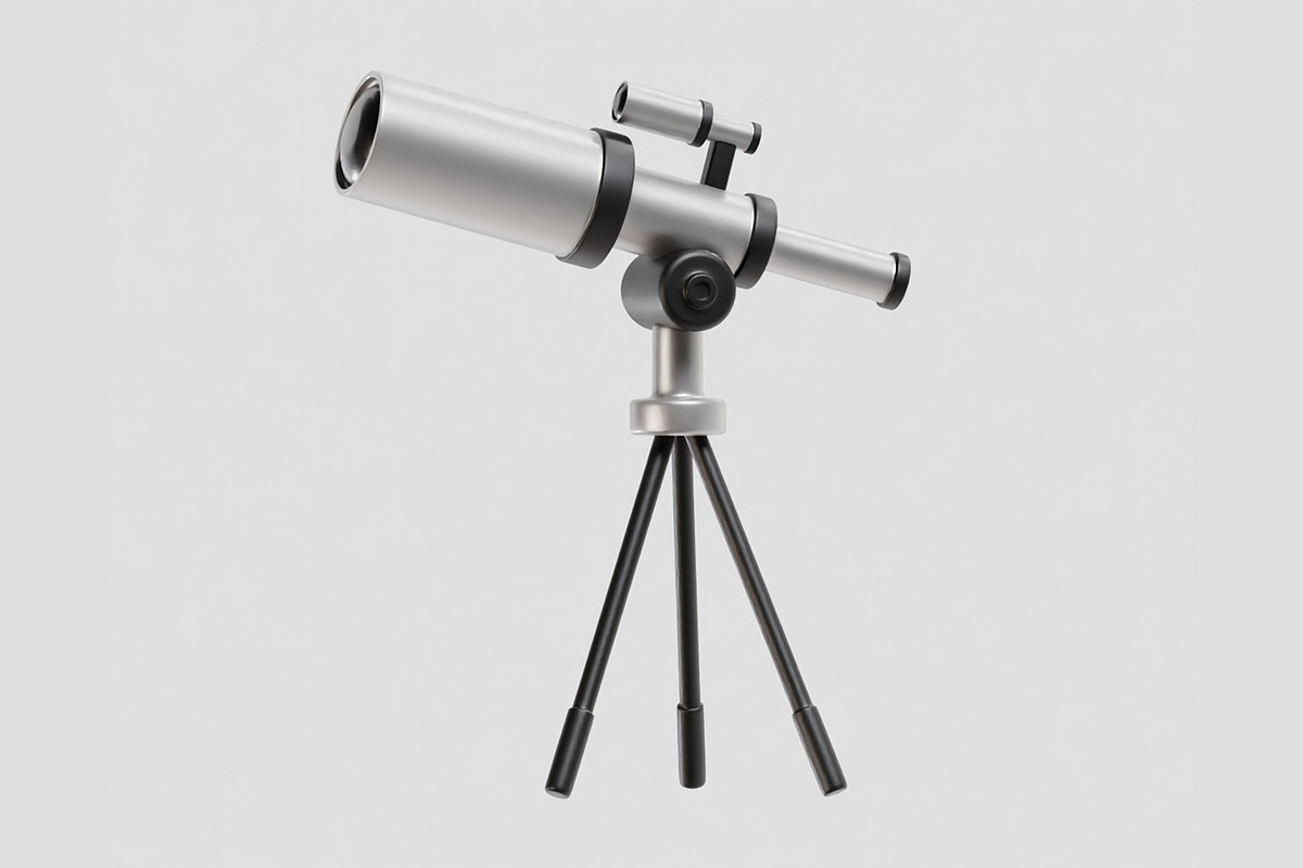 Telescope 3d Model, an Object 3D Model by fahad121 (Photo 3 of 7)