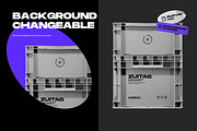 Plastic Logistics Boxes Mockup, a Product Mockup by ZUITag (Thumbnail 4 of 7)