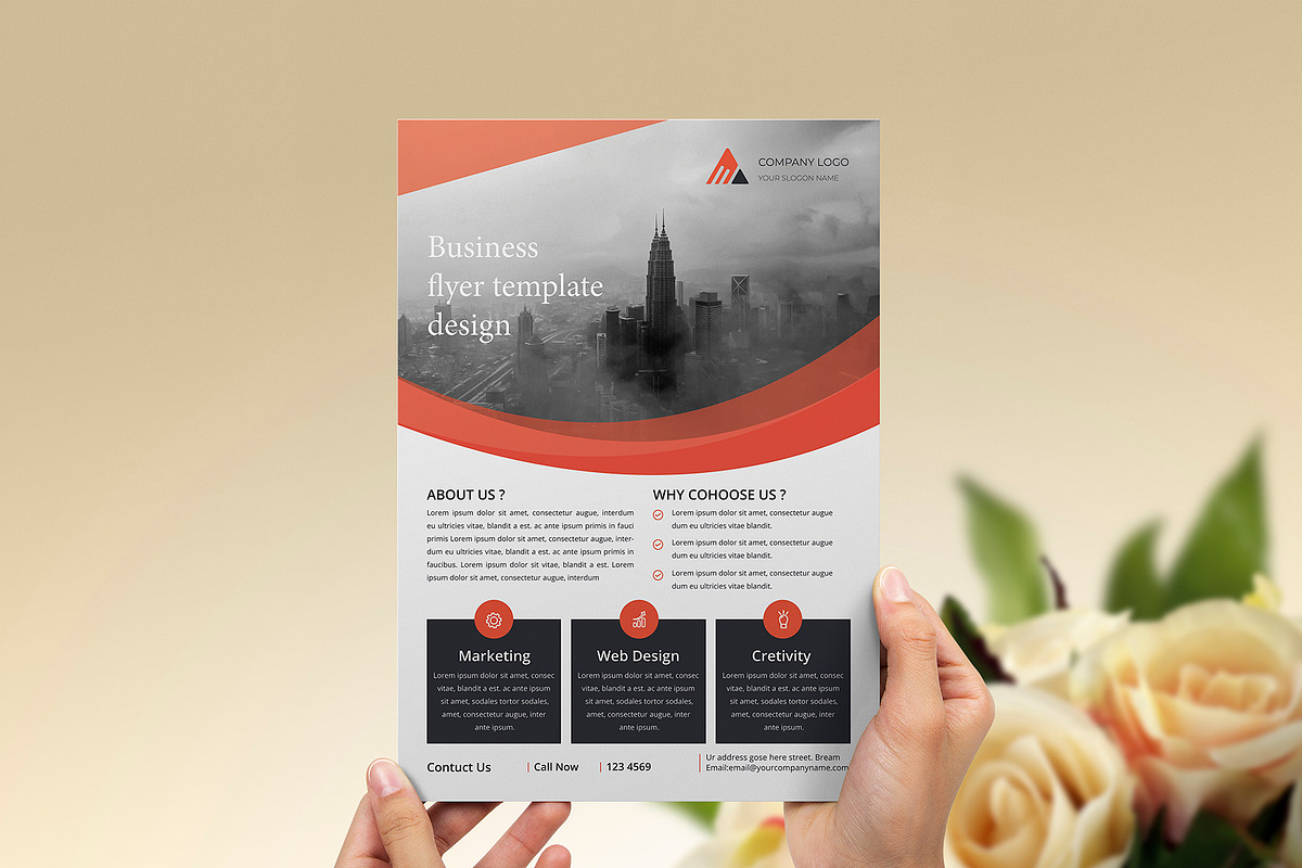 Business Flyer Template Design, a Flyer Template by Mazharul Islam (Photo 2 of 10)