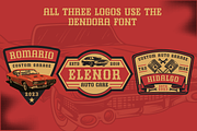 Dendora - bold display font, a Slab Serif Font by BearyType Studio (Thumbnail 3 of 9)