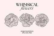 Whimsical Flowers Collection, a Decorative Illustration by ilonitta (Thumbnail 10 of 12)