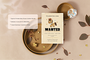Western Horse Baby Shower Invitation, an Invitation Template by Little Creative Scribbles (Thumbnail 2 of 7)