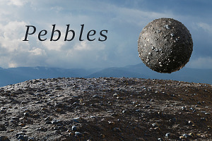 Pebbles tileable texture set