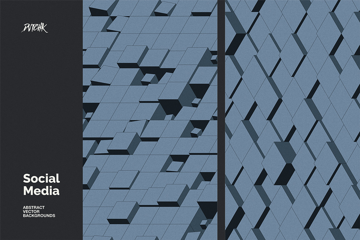 Social Media Vector Backgrounds V 01, a Background Graphic by dvtchk (Photo 3 of 10)