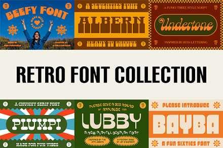 Retro Font Collection
