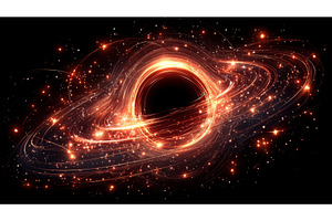Event horizon of a black hole, an Arts & Entertainment Photo by ZinetroN