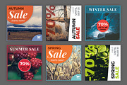 12 Instagram Seasonal Sale Banner, a Social Media Template by PhotoMarket (Thumbnail 2 of 4)