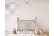 ROMANTIC NURSERY Wall&Frame Mockups, a Poster Template by MyHomeMockups (Thumbnail 2 of 10)
