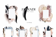 Japandi Abstract Watercolor Clip Art, a Decorative Illustration by whiteheartdesign (Thumbnail 16 of 24)