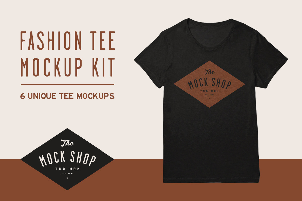 Fashion Tee Mockup Kit, a Shirt Mockup by The Mock Shop (Photo 4 of 5)