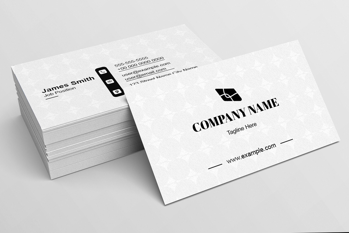 Business Card Template Layout, a Business Card Template by MightyDesign (Photo 1 of 6)