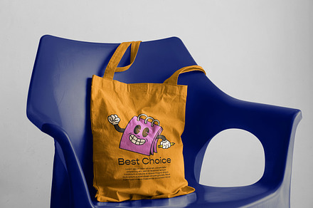 MF Iconic Casual Totebag Mockup