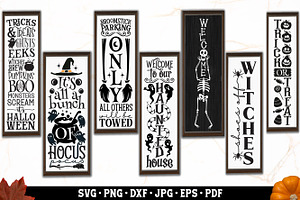 Halloween Signs Bundle SVG