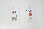 Cozy cards about winter + Bonus, a Card Template by Lera Efremova (Thumbnail 4 of 4)