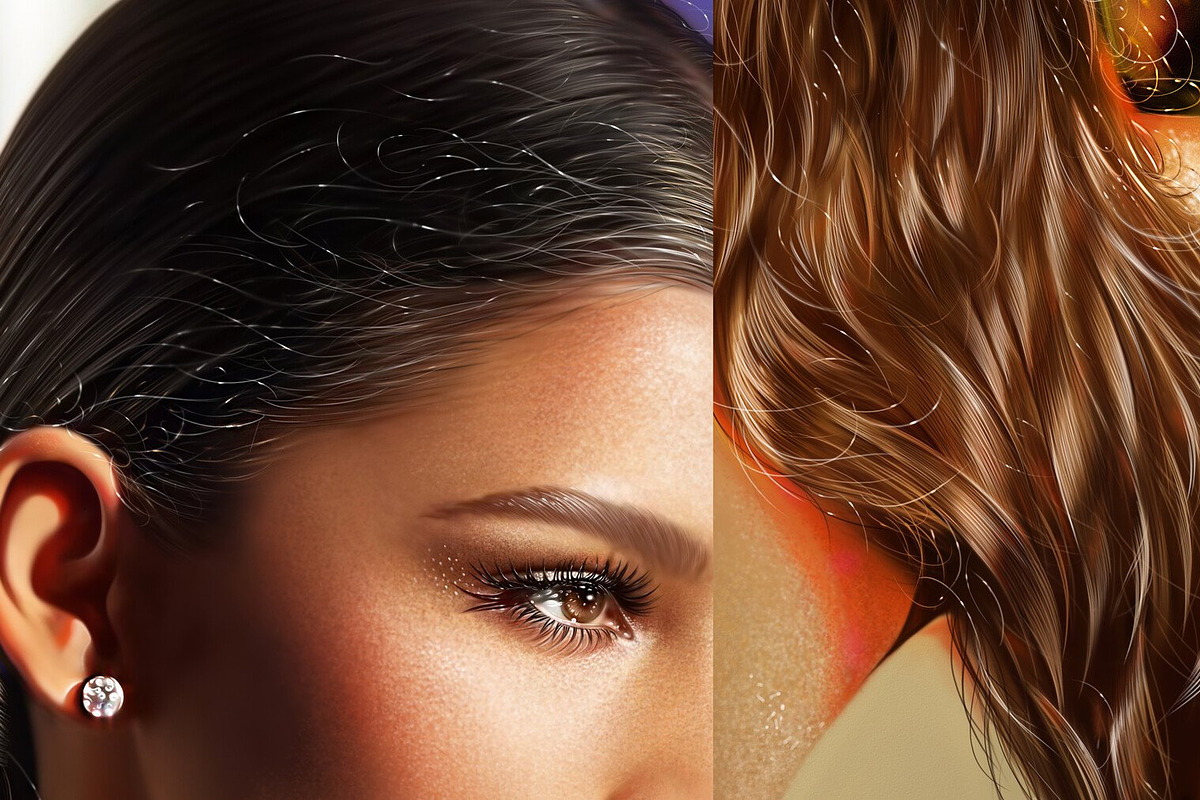 Hair Brushes, a Brush Add-On by vurdembrushes (Photo 4 of 5)