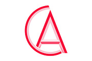 Letter A logo design template, a Branding & Logo Template by Sumberpangan (Thumbnail 1 of 3)