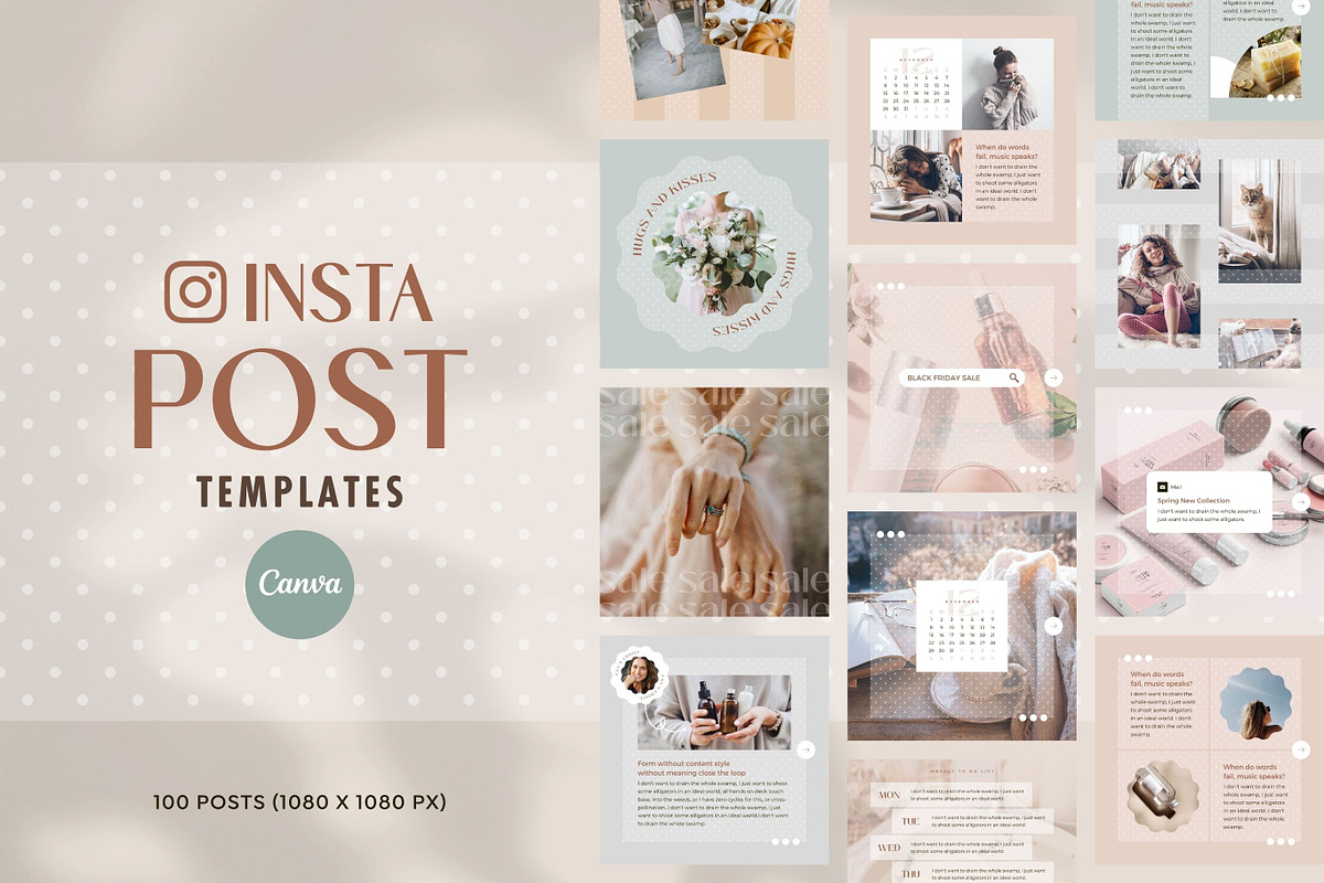 Instagram Post Story Template Dot, a Social Media Template by Keikoya (Photo 9 of 18)