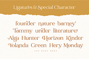 Catchy Mager - Fancy Ligature Font, a Serif Font by Sensatype (Thumbnail 7 of 25)
