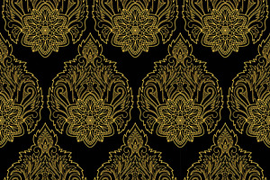 Lotus Tattoo Seamless Patterns