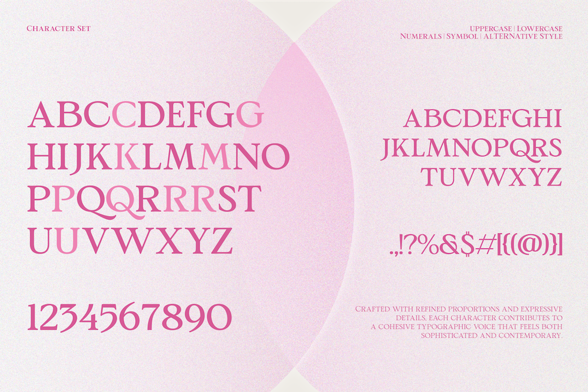 TBJ Pros Vogen Luxury Modern Serif, a Serif Font by Taboja Studio (Photo 2 of 15)