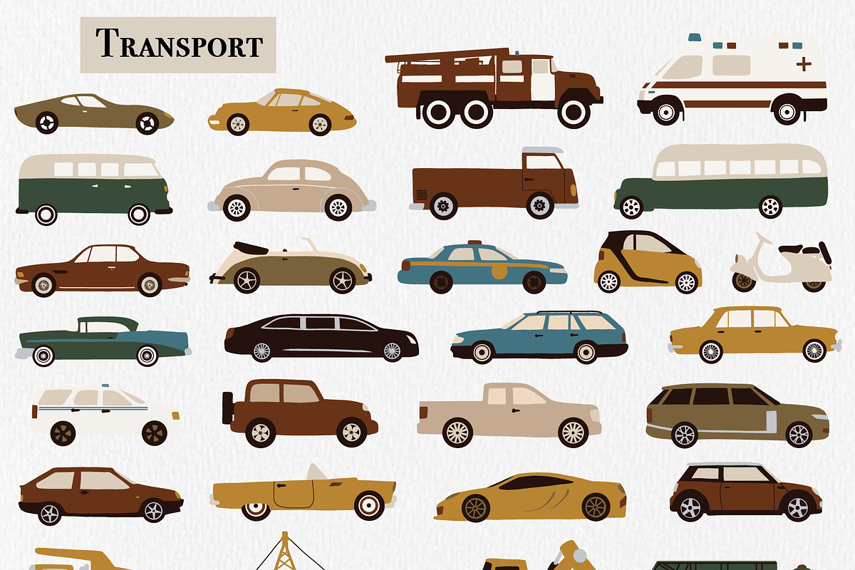 MAP CREATOR - City & Village, an Object Illustration by ApetekMarket (Photo 3 of 13)