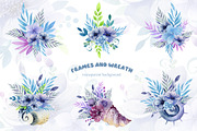 Animals and flowers, watercolor coll, an Animal Illustration by LenArt (Thumbnail 5 of 15)