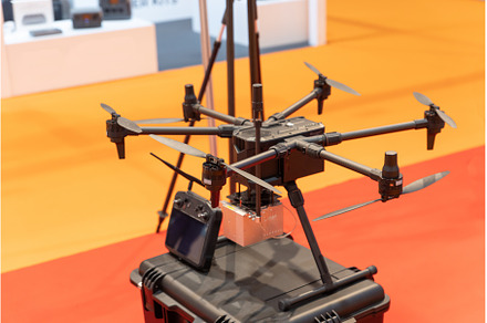 Hexacopter at the exhibition of, a Technology Photo by Barcelona_dreams