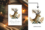 Glitter Leopard Christmas Sublimatio, an Illustration by CreationArt (Thumbnail 3 of 6)