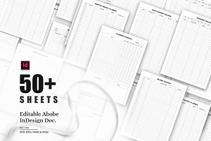 Ultimate Planner Bundle Pack Vol.83, a Stationery Template by Design Zone