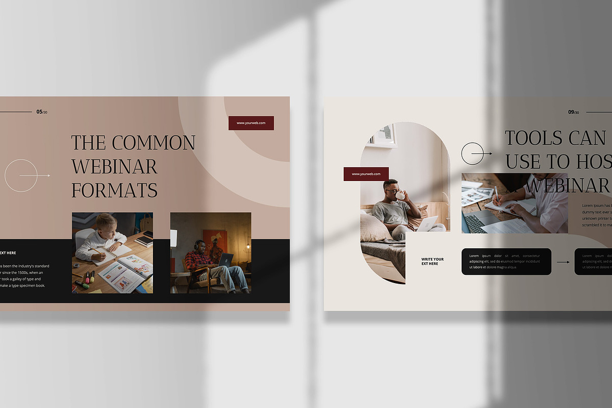 Webinar PowerPoint Template, a Presentation Template by Boinah Studio (Photo 4 of 6)