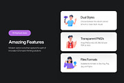 75 Avatar Flat Icons, an Emoji Icon by Prosymbols (Thumbnail 2 of 10)