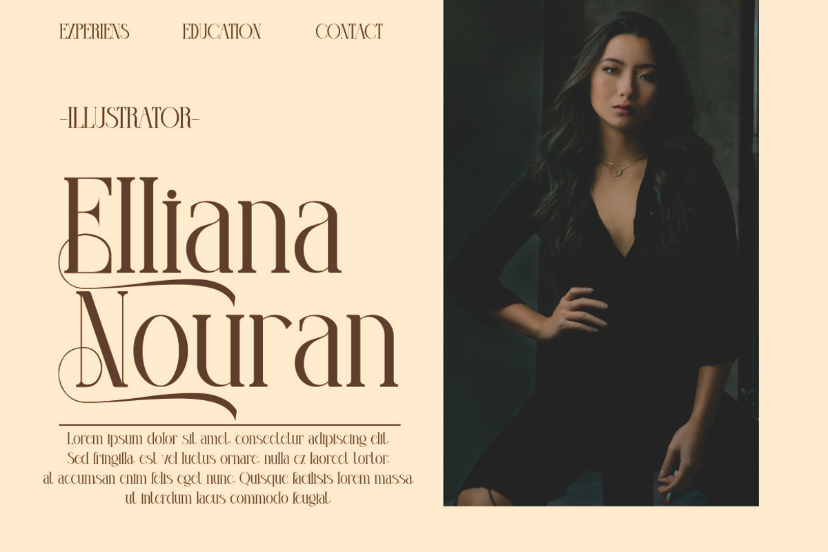 Wiliana, a Serif Font by Kenrichi (Photo 4 of 10)