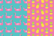 summer seamless pattern set, a Pattern Graphic by faitotoro (Thumbnail 3 of 5)