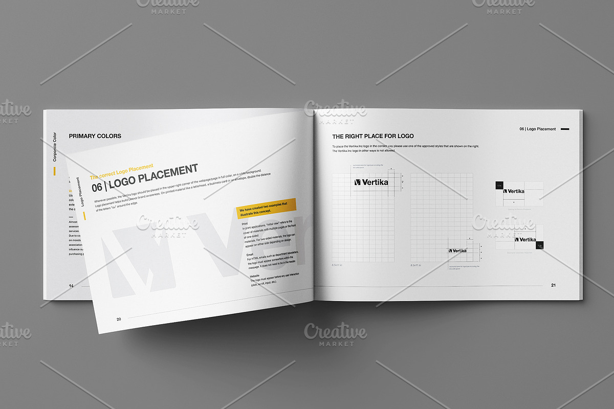 Brand Manual - REAL TEXT, a Brochure Template by Mastergfx (Photo 12 of 16)