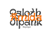 Zhacsy Font, a Font by Saystype (Thumbnail 3 of 6)
