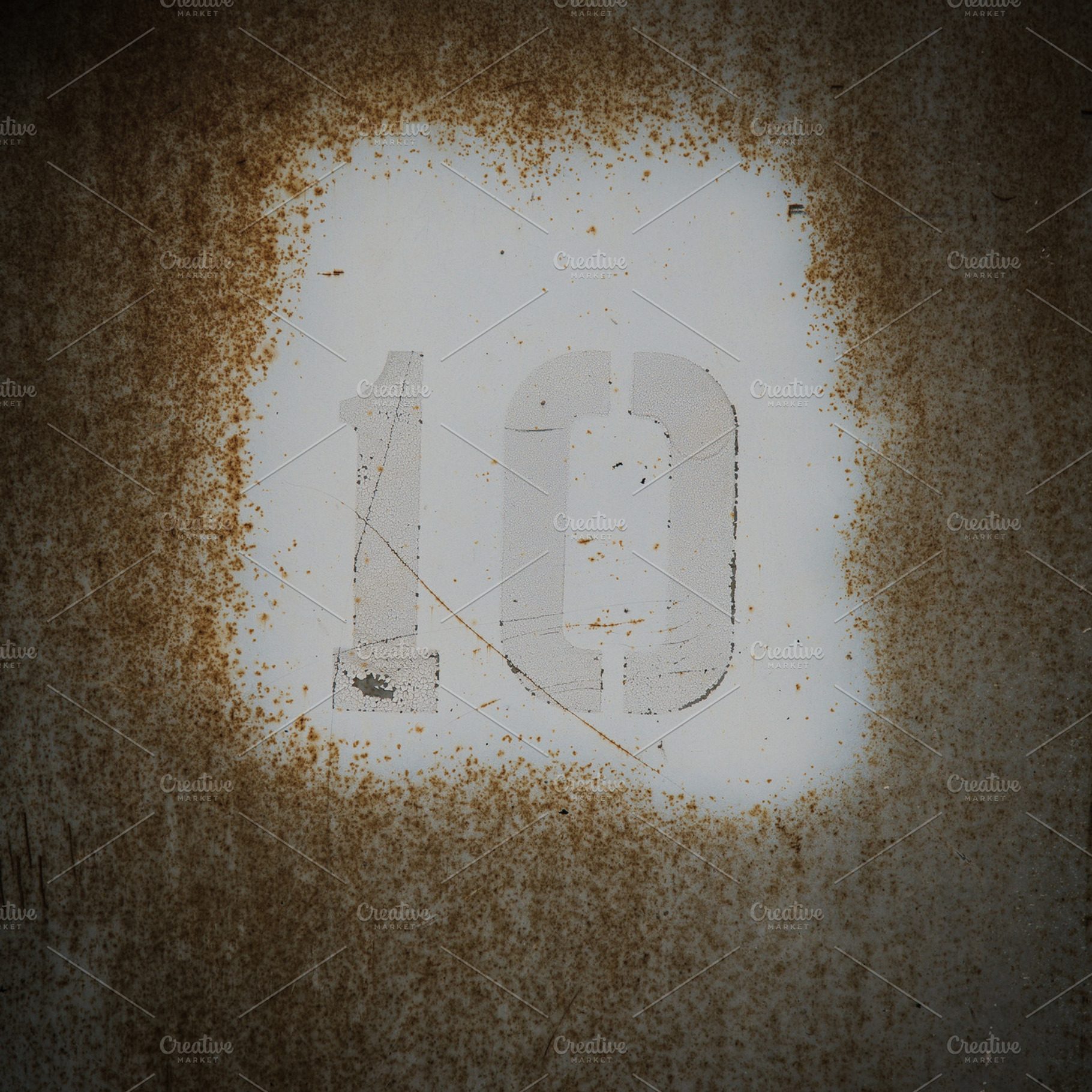 Rusted 10 stock photo containing number and rust, an Industrial Photo by JourneydeVida