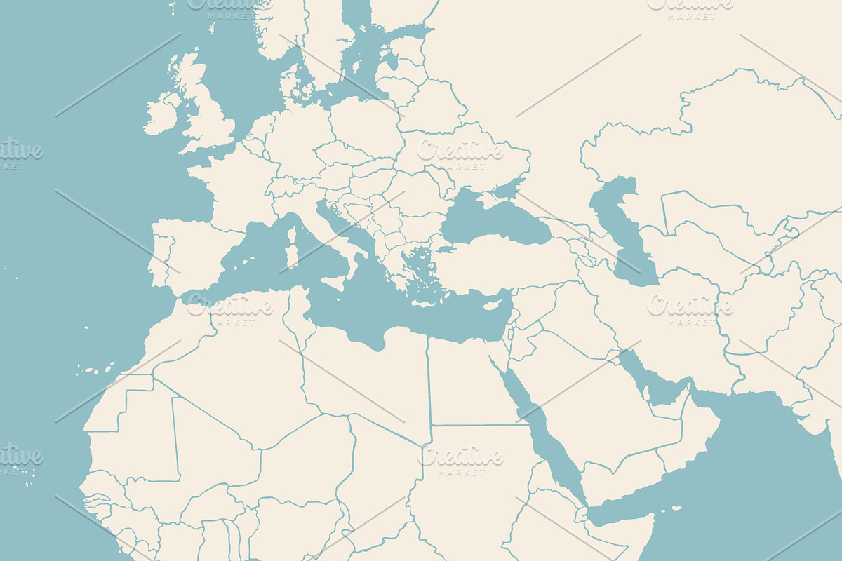 World map, a Work Illustration by Foxys Graphic (Photo 2 of 2)