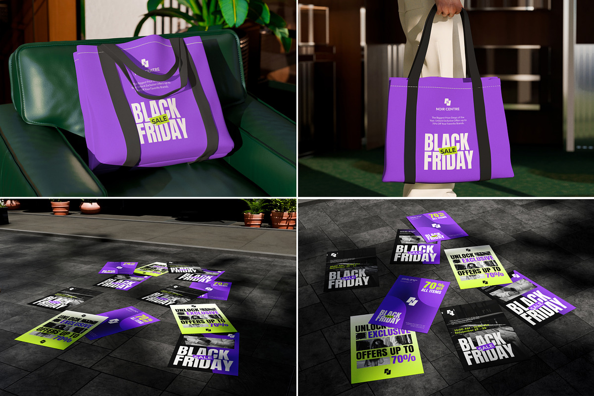 34 Black Friday Campaign Mockup, an Advertising Mockup by Vitora Mockup (Photo 8 of 11)